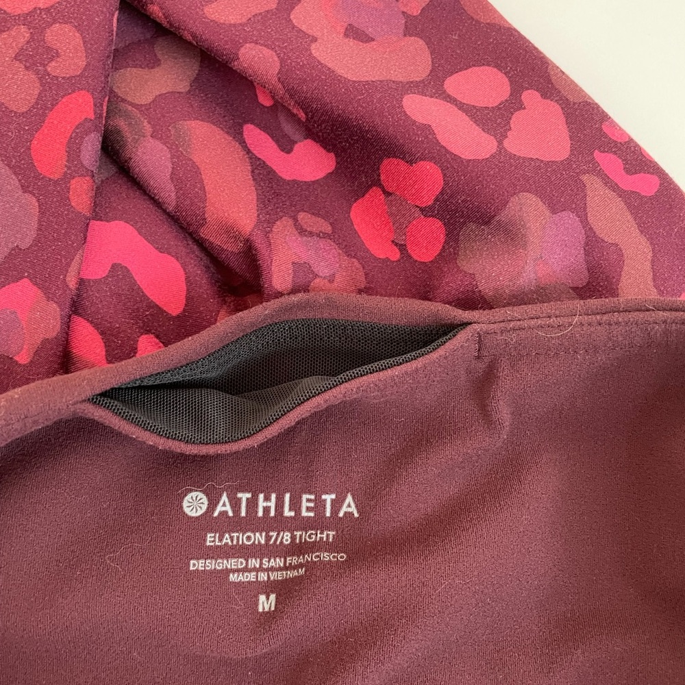 Athleta Elation 7/8 Tights Leggings Sz M - Picture 3 of 7